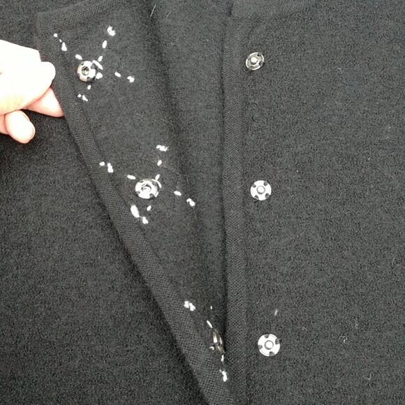 Wool Sweater Jacket by Bridgetown Collection Size Large - Picture 9 of 9